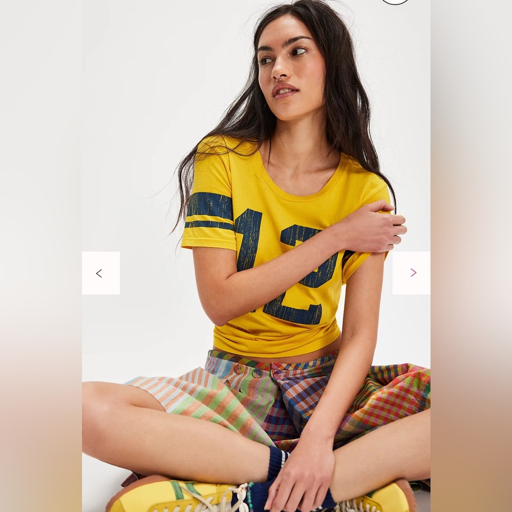 Free People Throwback Sports Tee - Picture 3 of 6